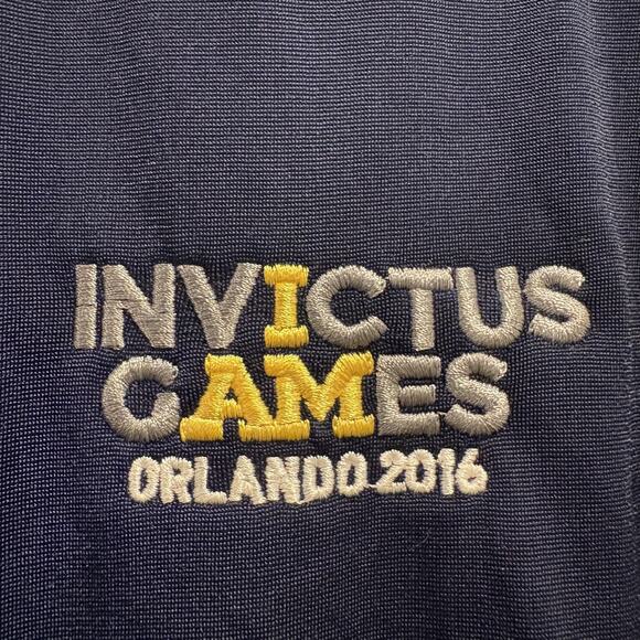Nike Invictus Games Jacket Mens Large Blue USA Orlando 2016 Fisher House Flag - Picture 6 of 16